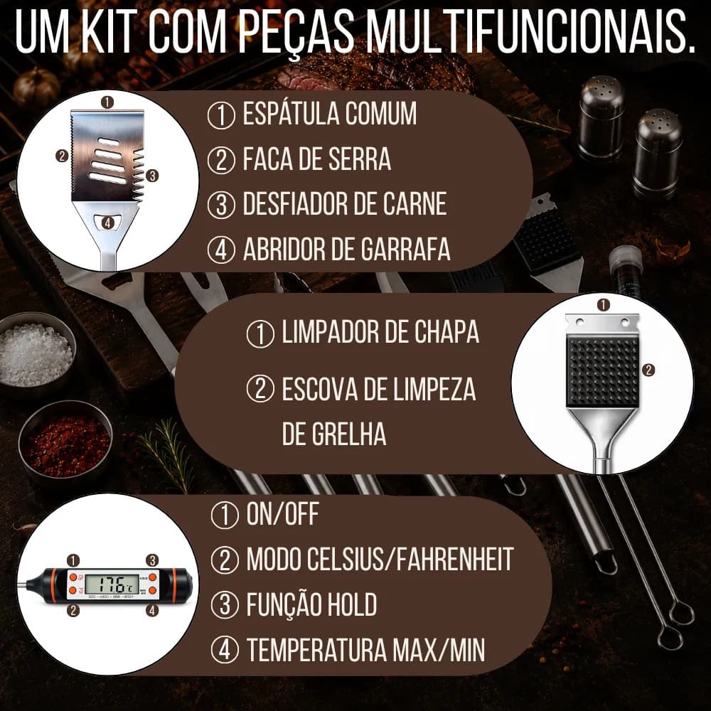 Kit Churrasco 23 Peças — miniatura 6