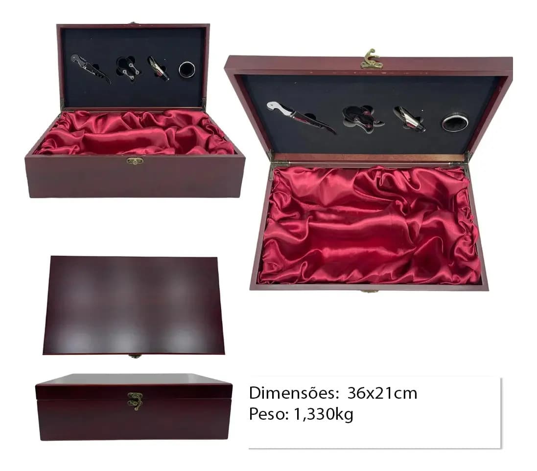 Kit Sommelier de Vinho com Estojo — miniatura 2