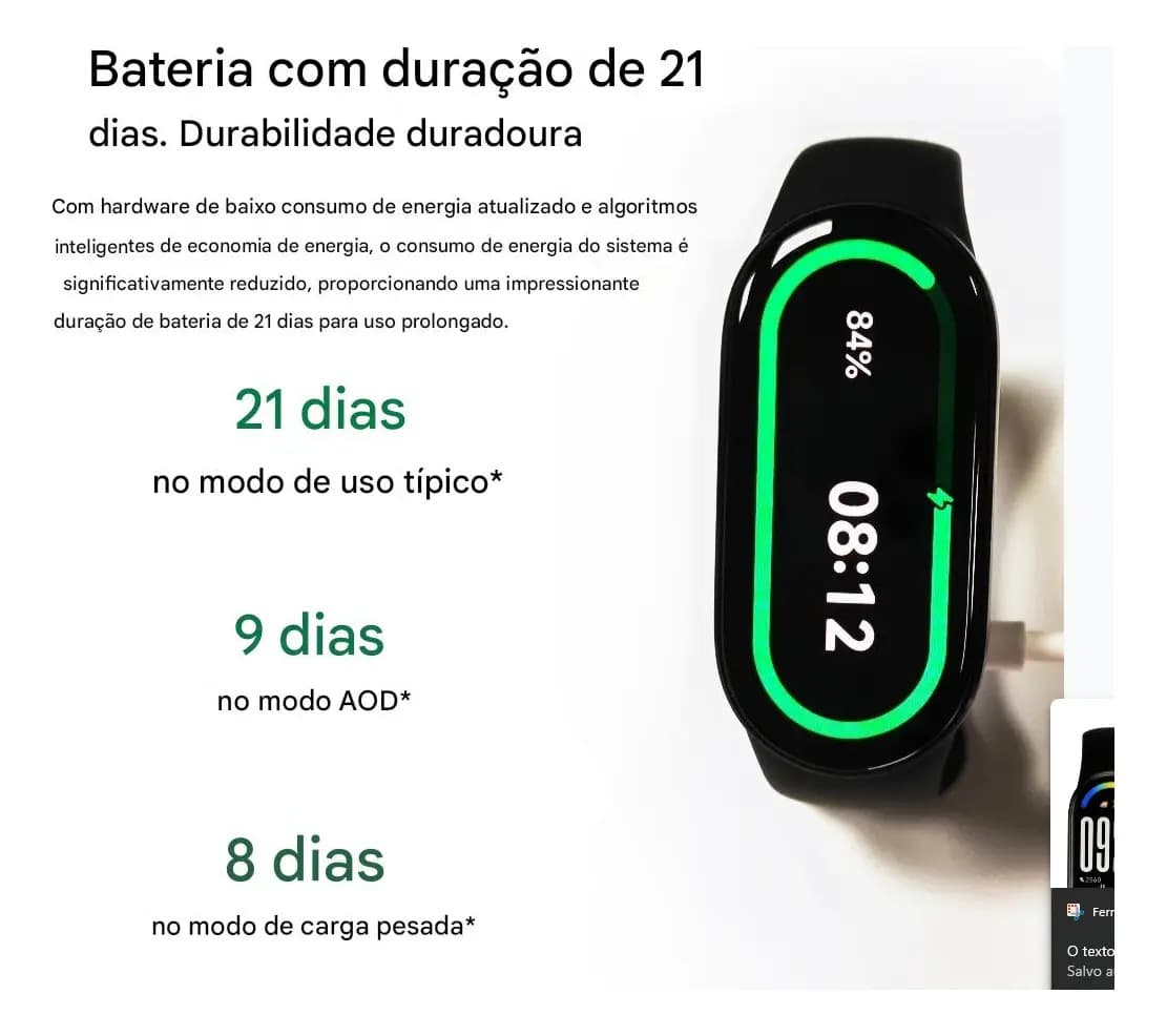 Pulseira Inteligente Xiaomi Smart Band 10 — miniatura 5