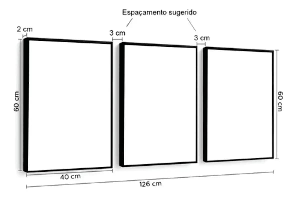 Kit 3 Quadros Decorativos — miniatura 4