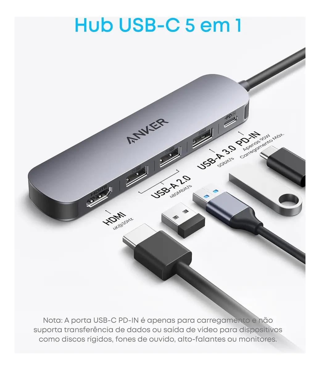 Hub USB-C Multiportas — miniatura 2