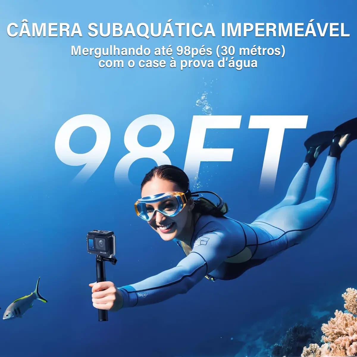 Câmera de Ação à Prova d'Água — miniatura 4