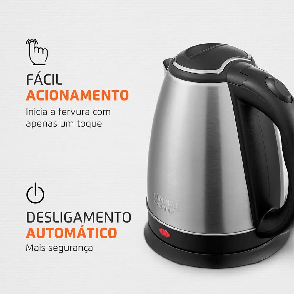 Chaleira Elétrica Inox — miniatura 6