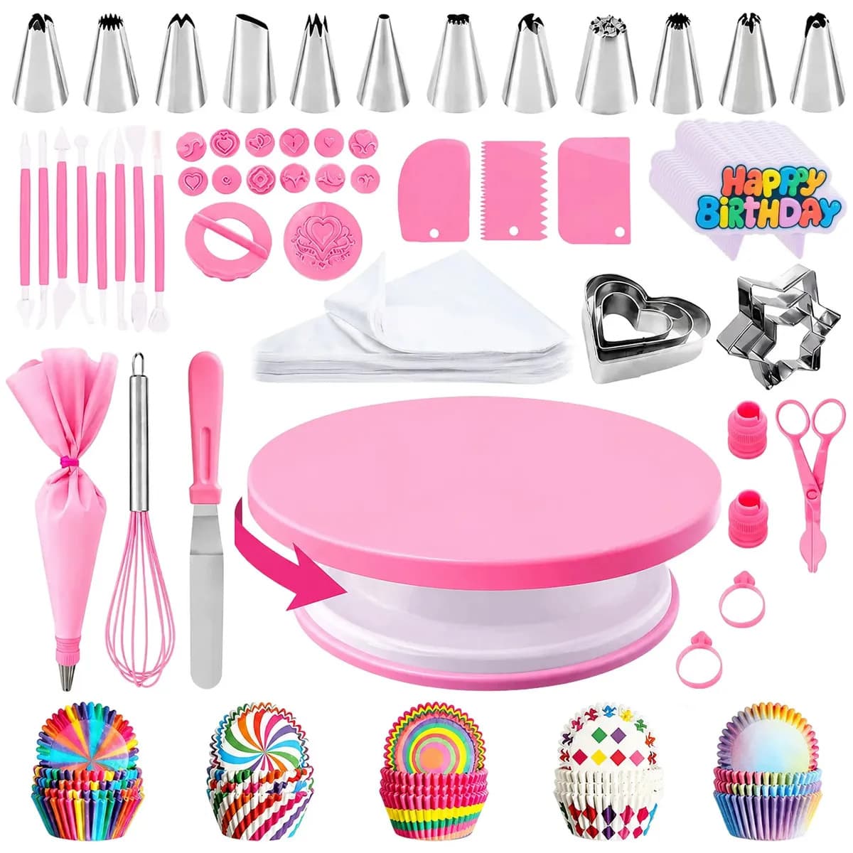 Kit Confeitaria Profissional 242 Peças