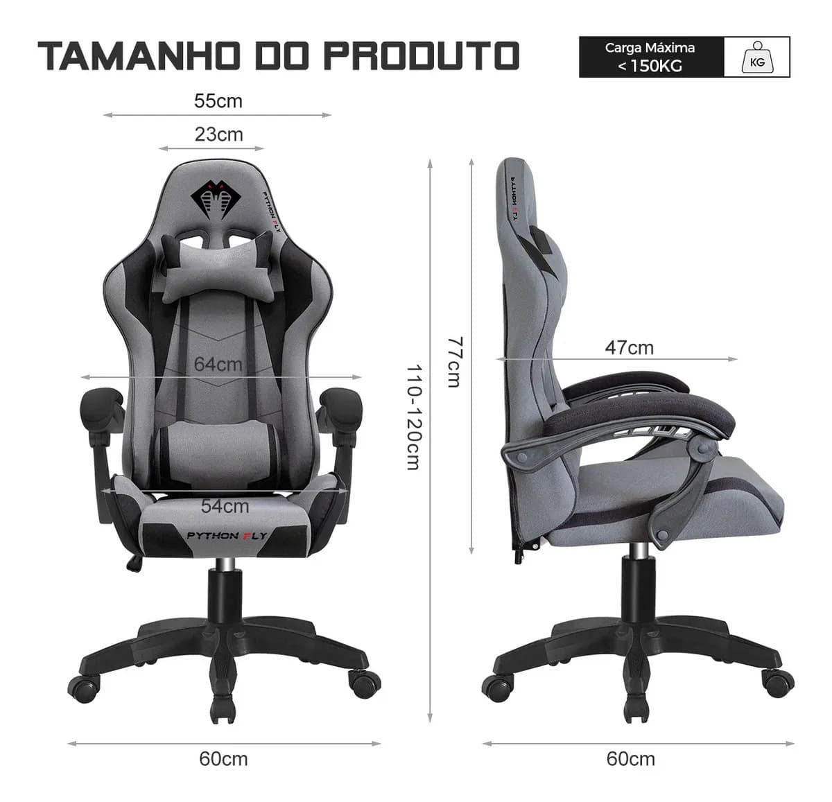 Cadeira Gamer Ergonômica — miniatura 2