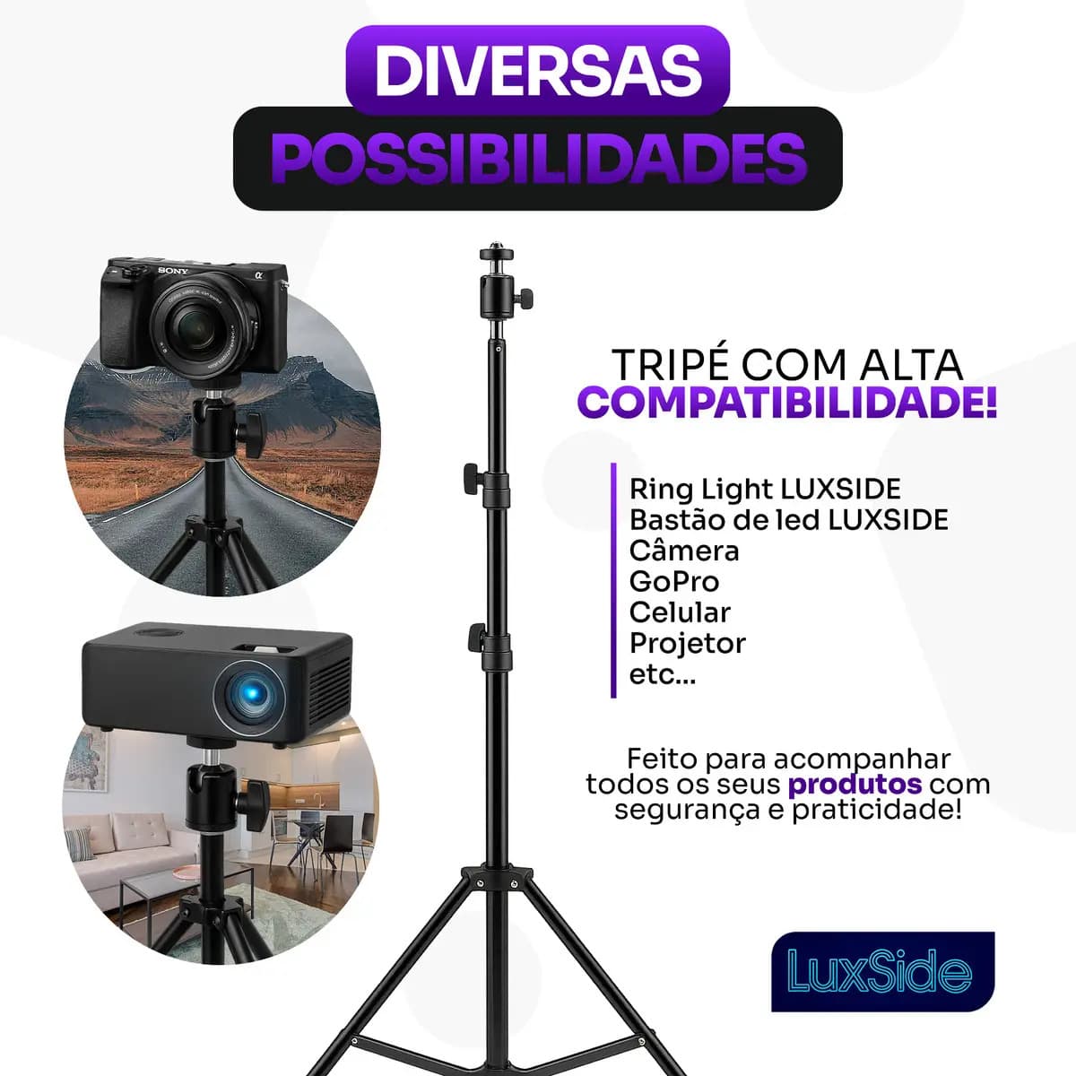 Ring Light com Tripé 10 polegadas — miniatura 6