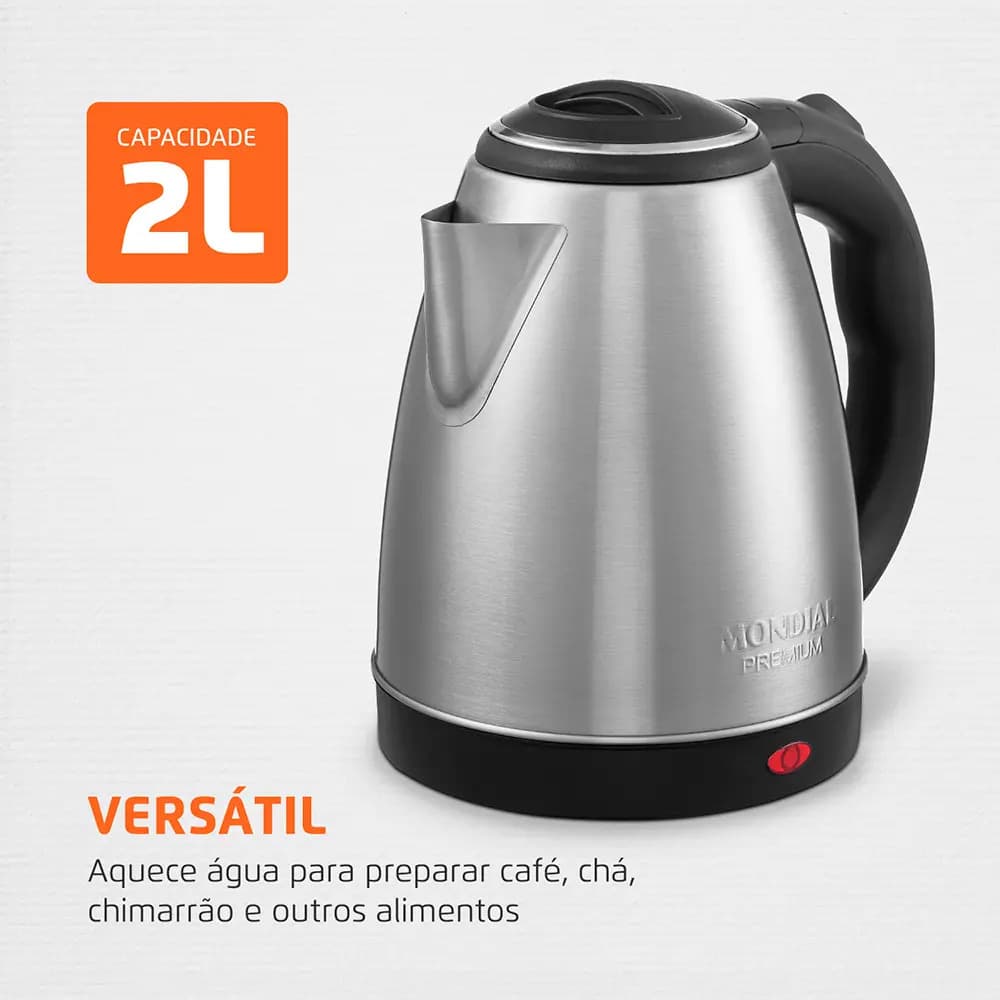 Chaleira Elétrica Inox — miniatura 2