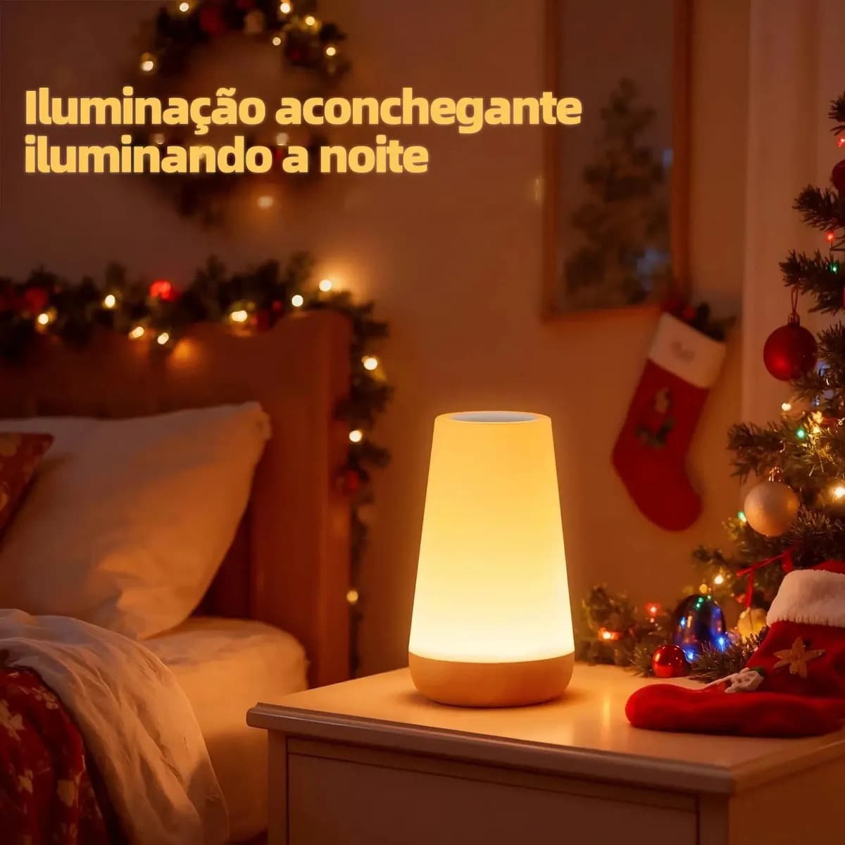 Lâmpada noturna RGB de toque — miniatura 3