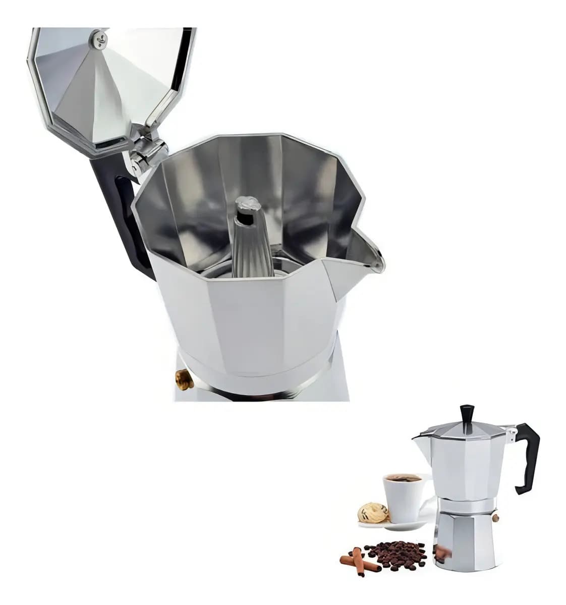 Cafeteira Italiana Moka 6 xícaras — miniatura 3