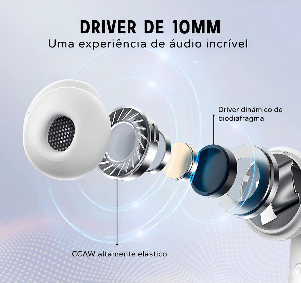 Fone Bluetooth TWS QCY — miniatura 3