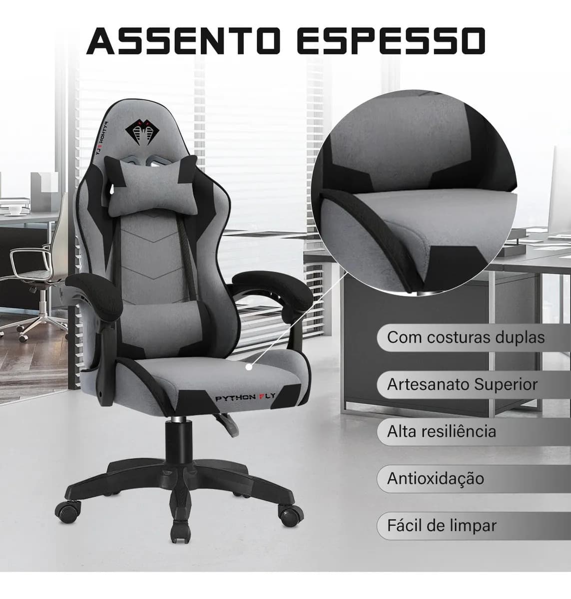 Cadeira Gamer Ergonômica — miniatura 4