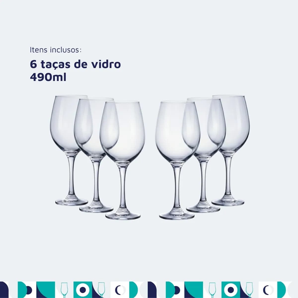 Conjunto de 6 Taças de Vinho — miniatura 6