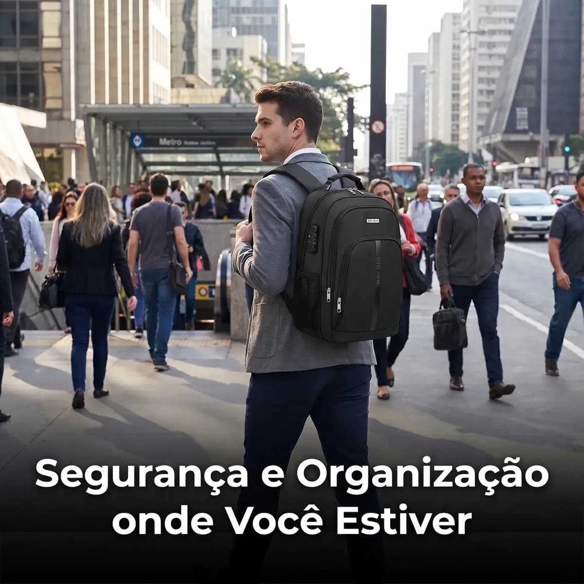 Mochila para Notebook Antifurto — miniatura 2
