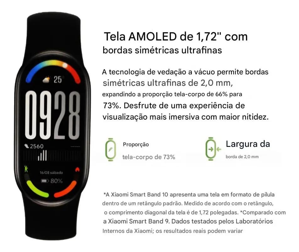 Pulseira Inteligente Xiaomi Smart Band 10 — miniatura 4