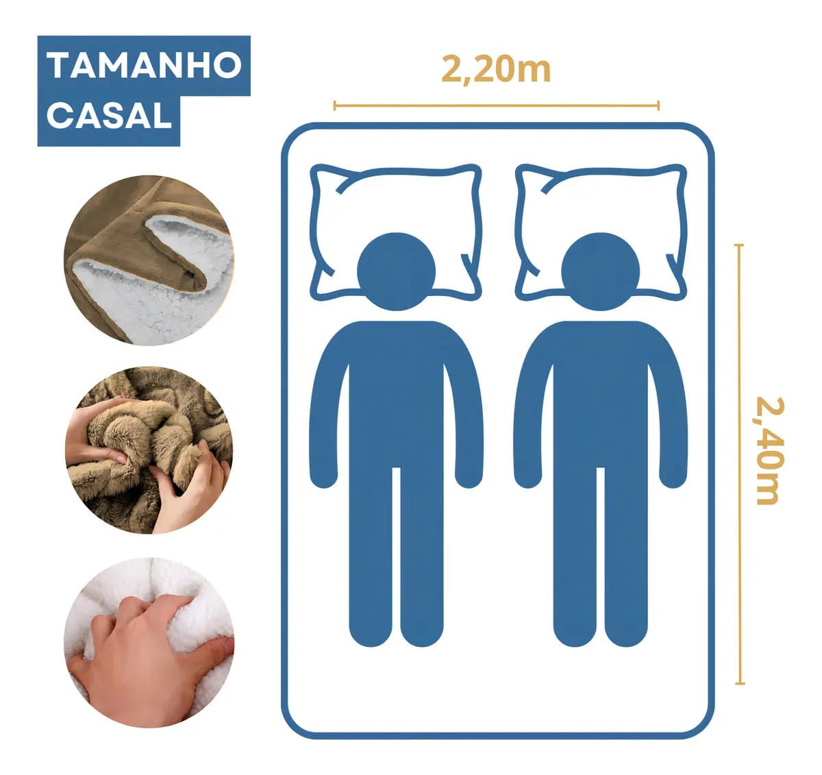Edredom Casal Dupla Face — miniatura 2
