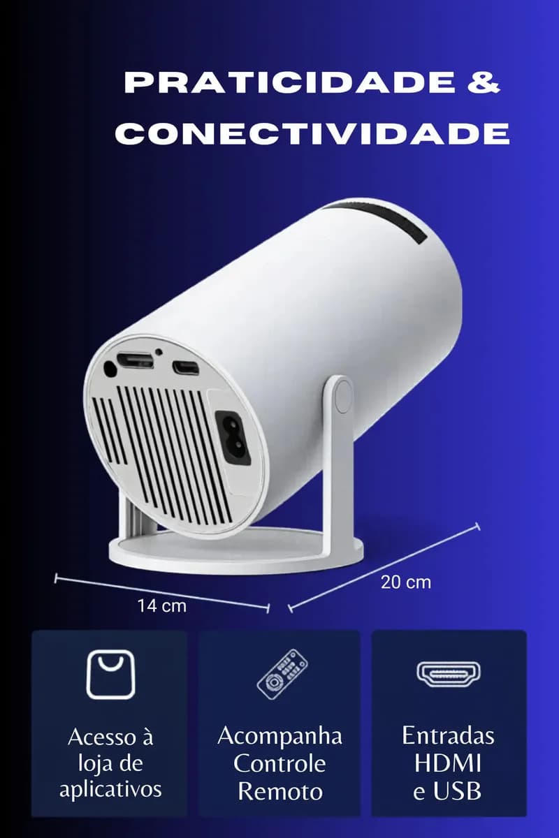 Mini Projetor Portátil — miniatura 2