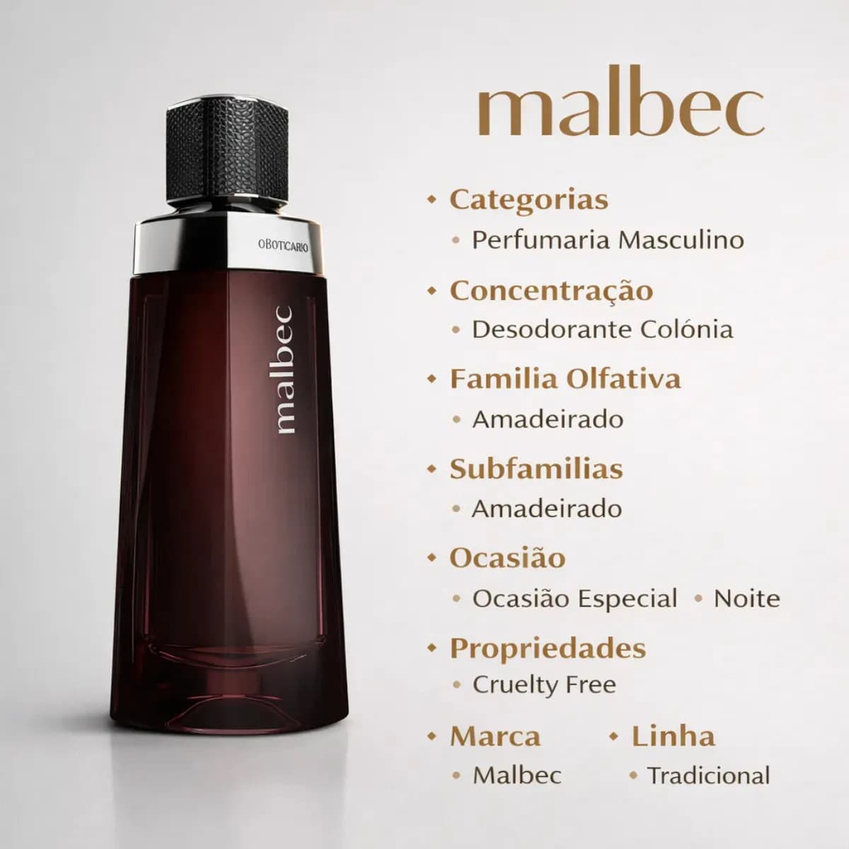 Perfume Malbec O Boticário 100ml — miniatura 4