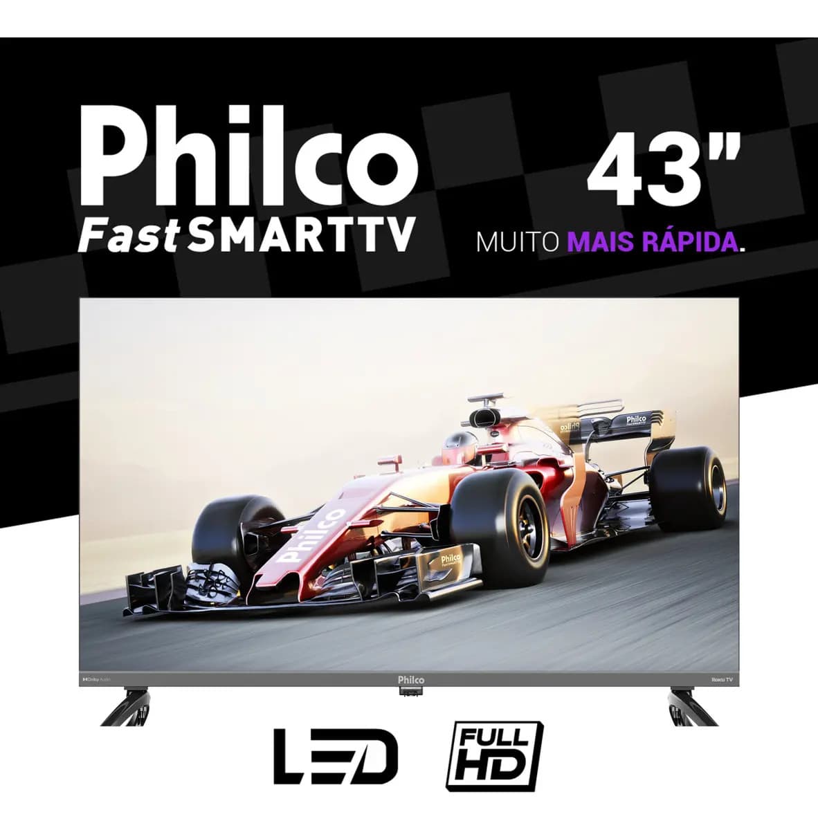 Smart TV 43 polegadas Full HD — miniatura 3