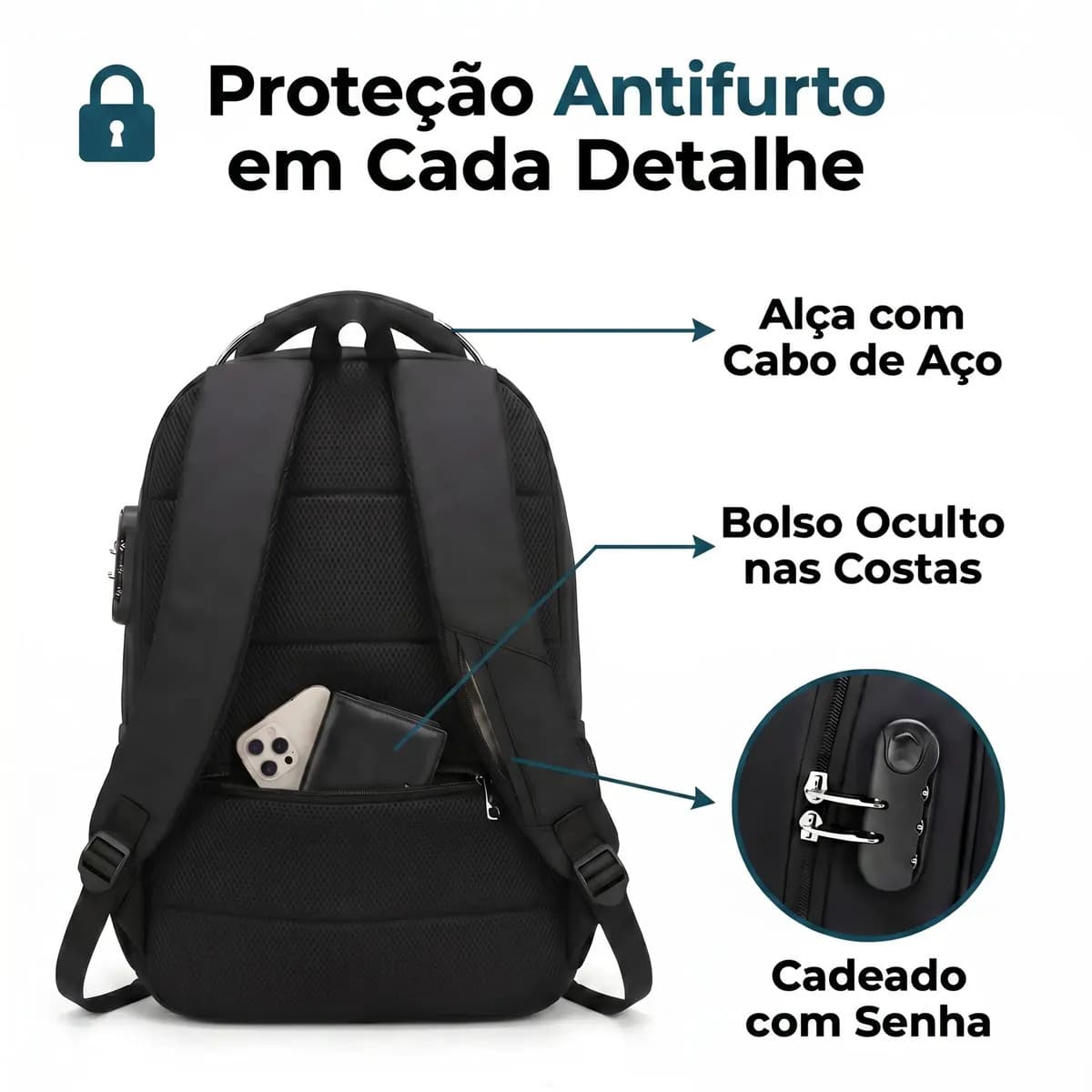 Mochila para Notebook Antifurto — miniatura 6