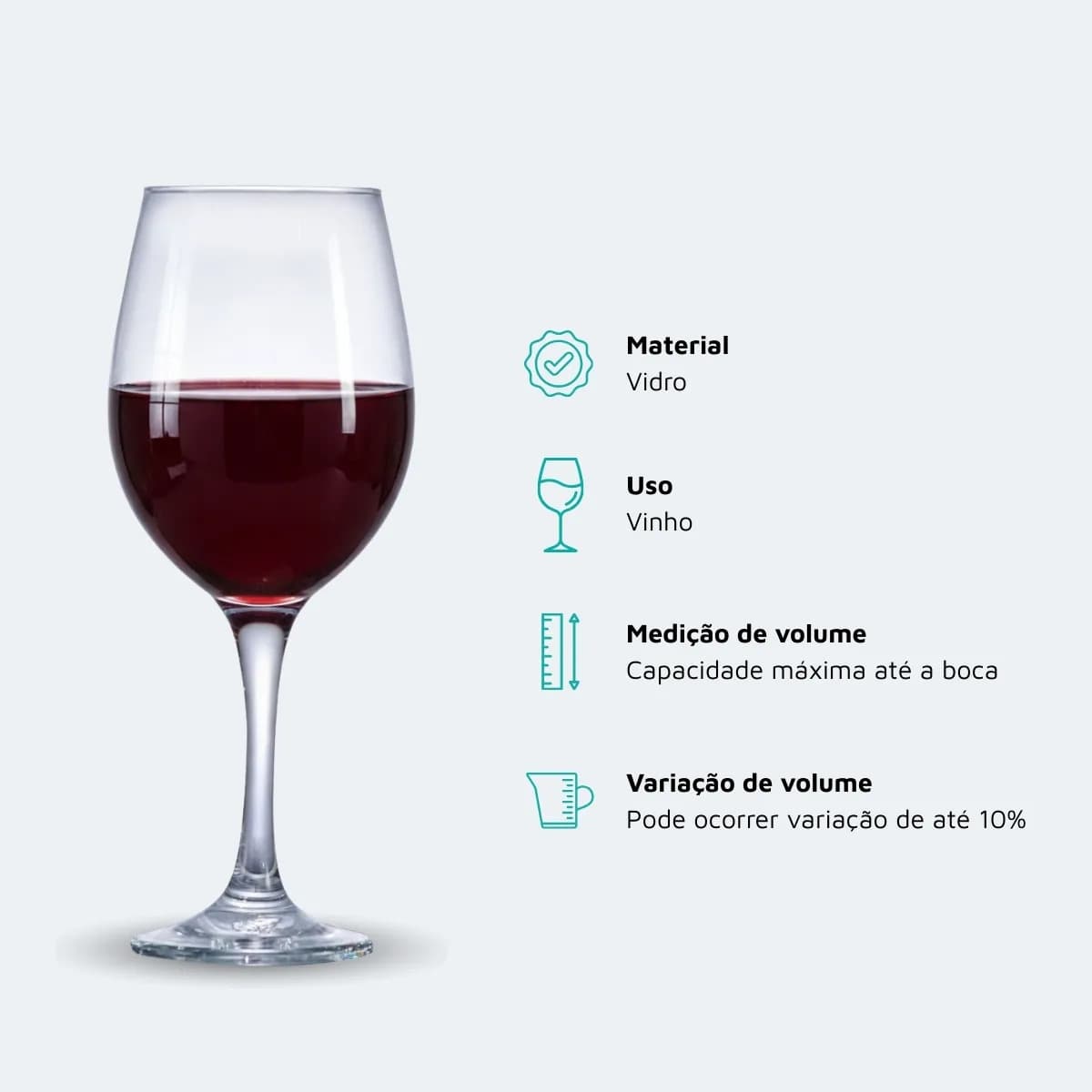 Conjunto de 6 Taças de Vinho — miniatura 4