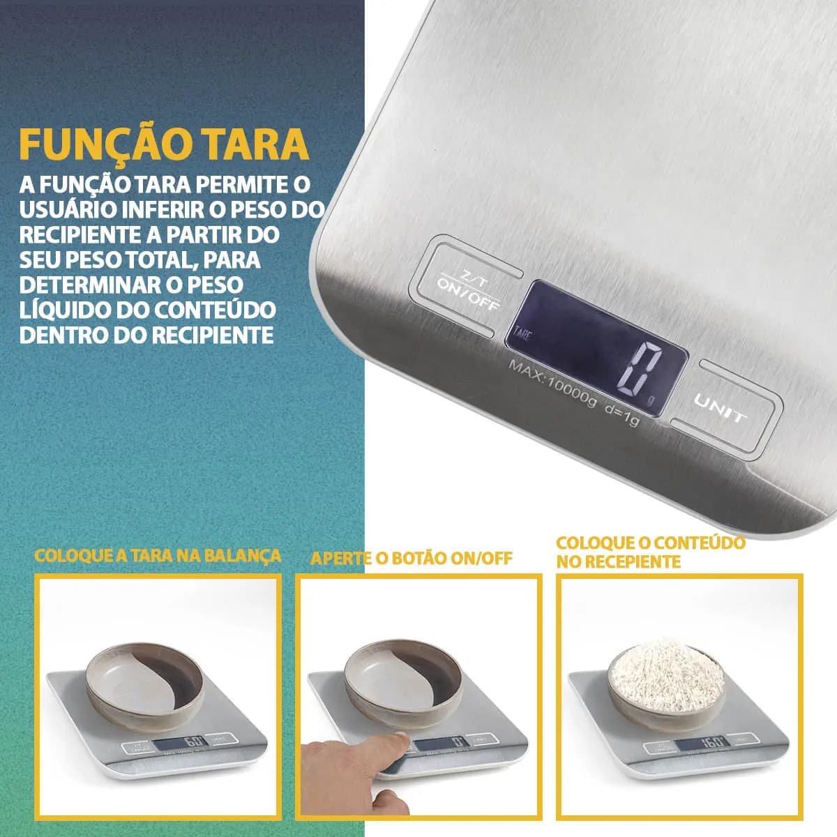 Balança de Cozinha Digital — miniatura 5